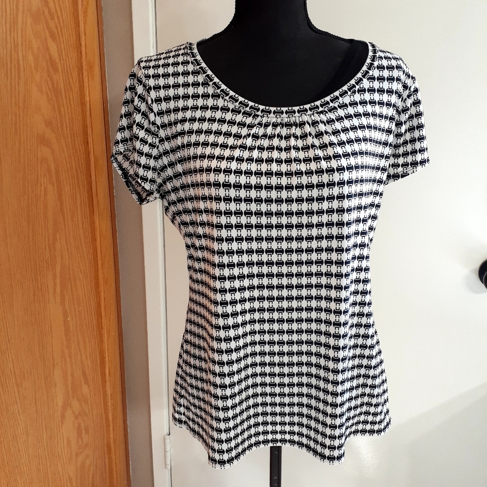 WORTHINGTON Round Neckline Tunic Top